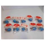 10 NEW Old Stock Vintage Royal Tops Wooden