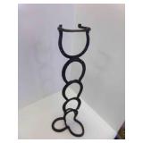 Hand Crafted OLD Horseshoe 32" Tall Hat Rack