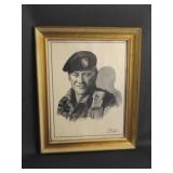 John Wayne Green Berets - Dale Adkins Art Print