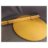 Particle Board 20" Wide 3 Leg Table