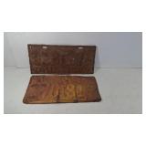 1927 & 1951 Oklahoma License Plates