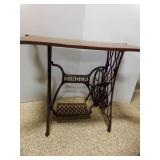 Vintage Singer Treadle Sewing Machine Base w/Wood