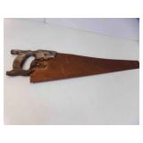 OLD Rusty Rustic Hand Saw w/Broken Handle