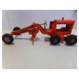 Vintage STRUCTO Pressed Steel Road Grader Toy