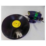 11 Vintage Warped Vinyl LP Records & Bulb Head