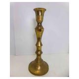 18¼" Tall Brass Candlestick Holder - India