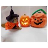 1993 Trendmasters Light-Up Foam Blow Mold Jack-O-