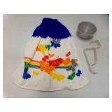 Hand Made Crochet Top Kitchen Towel Colorful