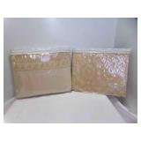 NEW Vintage Style Cream Queen Sheet w/Scalloped