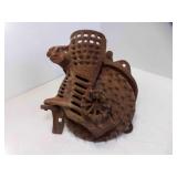 Antique Cast Iron FULTON Corn Sheller w/Wooden