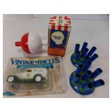 Coca-Cola Straw Bobber - Magic Light Bulb - Blue &