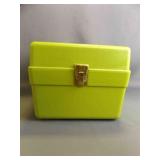 Vintage Green Plastic Sewing Pattern Storage Box
