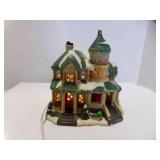 Vintage Lighted Ceramic Christmas Village House