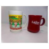 2 Vintage Plastic Coffee Cups - 1989 DQ Dairy