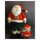 Vintage Animated Santa Claus Figurine Battery