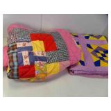 2 Vintage Quilts - Some Dirty Spots