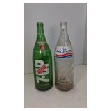 Vintage 32oz Glass Diet-Pepsi-Cola Bottle