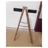 6 Ft Wooden Ladder - NOT STURDY OR SAFE NEEDS