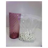 Several Glow Green Uranium White Glass Marbles