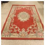 Hand-Tufted Floral Area Rug - "Pretty in Pink"