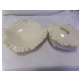 Hand Made Art Pottery 1979 Trinket Dish & Footed