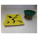 Vintage Small Green Glazed California Pottery