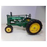 Vintage Die Cast Metal John Deere Model A Tractor