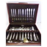 Customcraft Stainless Embossed Rose Design