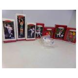 8 Vintage Hallmark Keepsake Ornaments Sports