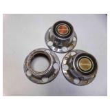 3 Vintage Ford Bronco F150 Center Hub Caps