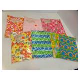 4 NOS New OLD Stock Wrapping Paper 3 Open Box