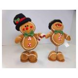 2 Hobby Lobby Plush Spring Wiggle Gingerbread Men