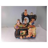 Vintage Collectible Music Box Features Whimsical