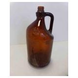Amber Brown Clorox Bottle NO LID Embossed CLOROX