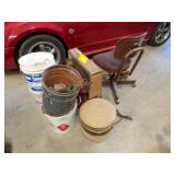 Heaters, Fans, Buckets, Office Chair