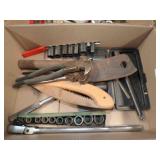 box of misc. hand tools