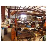 Metal Shelf w/ Wood Shelving