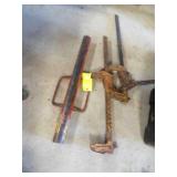 2 - Fence Stretchers, 1 - T-Post Driver