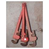 3-24' pipe wrenches