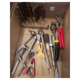 Box of ratchets, drill bits