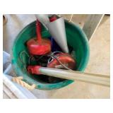 Green Container & Contents