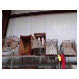 Assorted animal traps