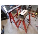 iron Horse saw horses, clamps