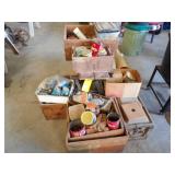 Wood Containers, Lots of MISC
