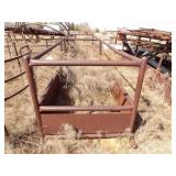 hay Bunk Feeder/Rack on Skids