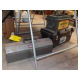steel tool box with misc. tools