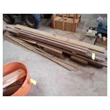 small group of lumber