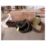 rubber tubs & feed buckets