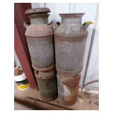 4-milk/cream cans vintage