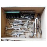 Open End Wrenches, Sockets. Small Sockets